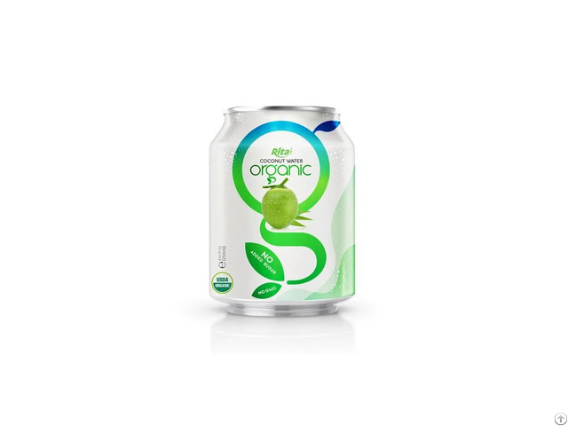 Organic Young Coconut Water 250ml Short Can