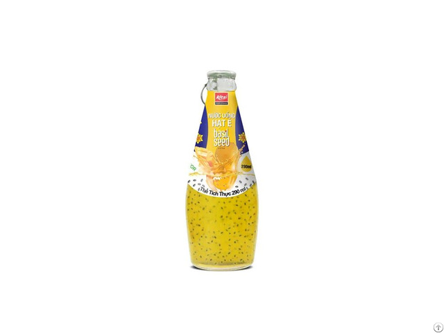 Basil Seed With Mango Juice