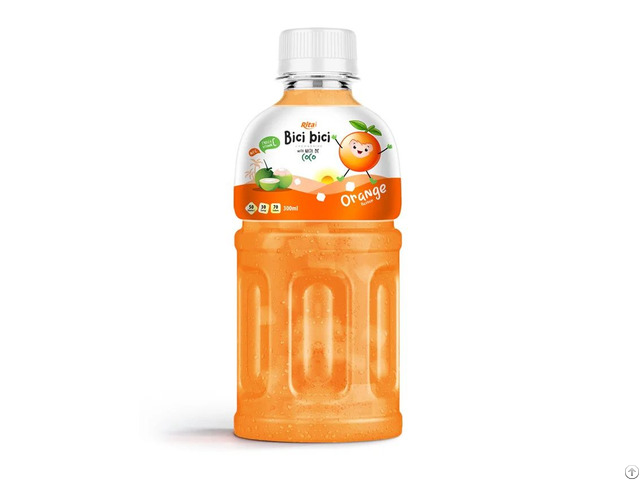 Orange Juice With Nata De Coco