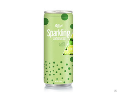 Sparkling Carbonated With Lime Flavor 250ml Can