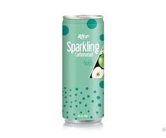 Refreshment Sparkling Carbonated With Apple Flavor 250ml Can