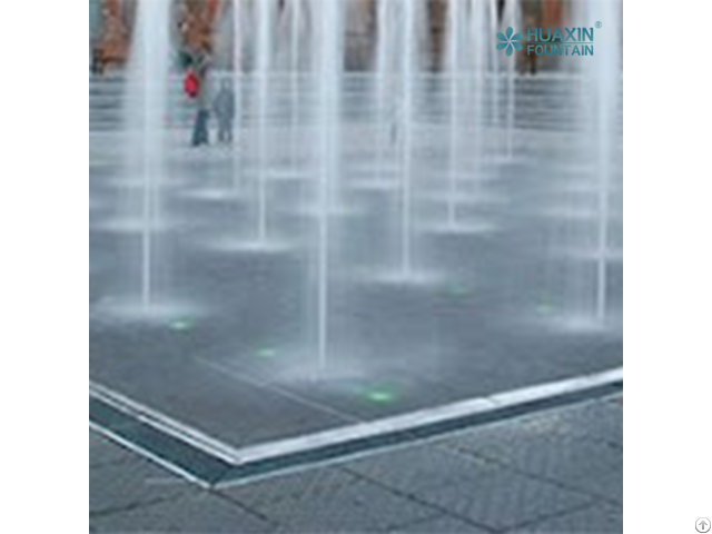 Modern Dry Deck Fountain System For Landscape Design