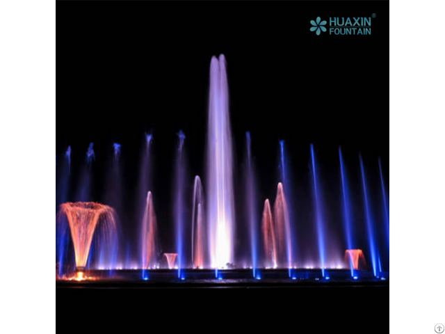 Led Dancing Fountain System For Landscape Decoration