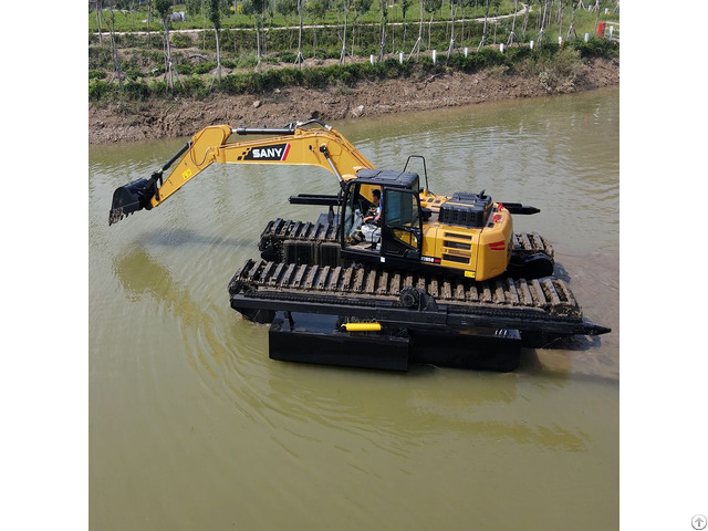Relong Amphibious Excavator Multifunctional Dredger For Swamp And Waterway Maintenance