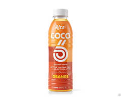 Orange Flavored Coconut Water With Electrolytes Pet Bottle