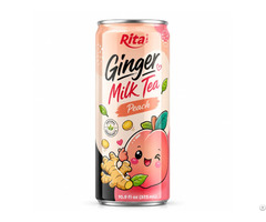Ready To Drink Ginger Milk Tea With Peach
