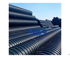 Hdpe Metal Belt Reinforced Corrugated Pipe