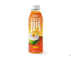 Coco Jus Real Coconut Water With Mango Juice 500ml 16 9 Fl Oz