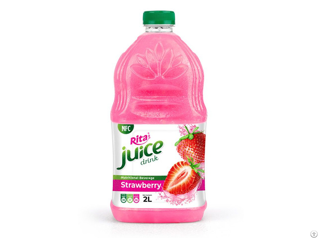 Rita Strawberry Juice Drink 2l Pet Bottle Nutritional Beverage