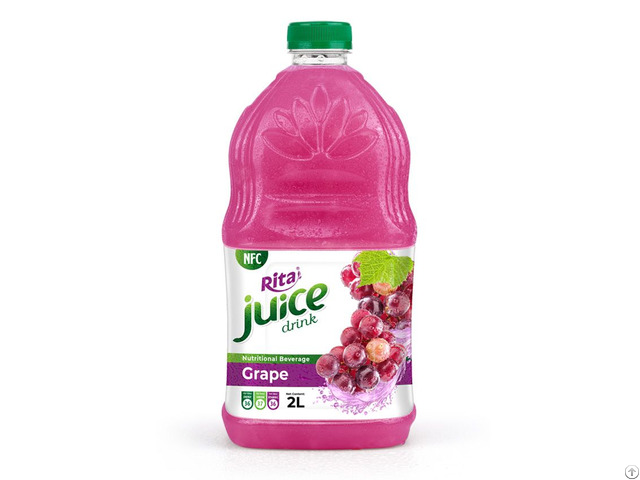 Rita Grape Juice Drink 2l Pet Bottle Nutritional Beverage