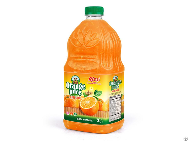 Rita Orange Juice Drink With Pulp 2l Pet Bottle Nutritional Beverage