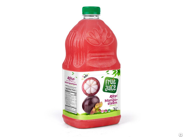 Rita Mangosteen Juice Drink With Pulp 2l Pet Bottle Nutritional Beverage