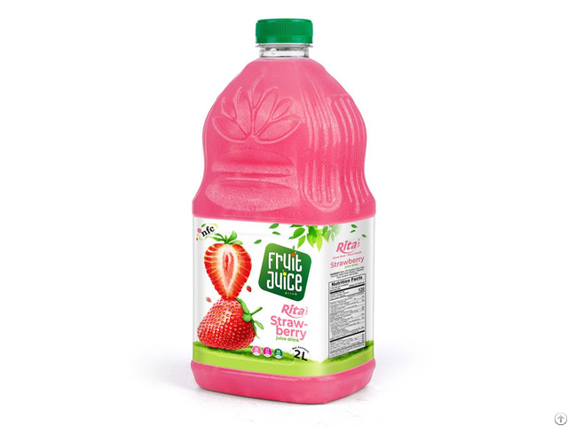 Rita Strawberry Juice Drink 2l Pet Bottle Refreshing Fruit Beverage