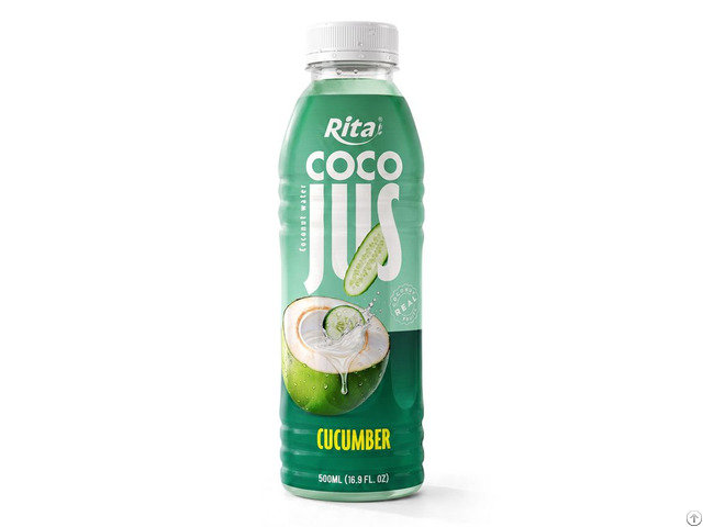 Coco Jus Real Coconut Water With Cucumber Juice 500ml Pet Bottle