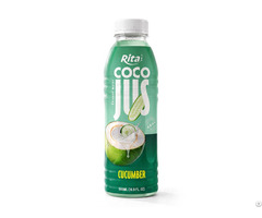 Coco Jus Real Coconut Water With Cucumber Juice 500ml Pet Bottle