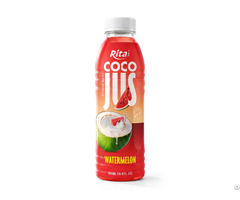 Coco Jus Real Coconut Water With Watermelon Juice 500ml Pet Bottle