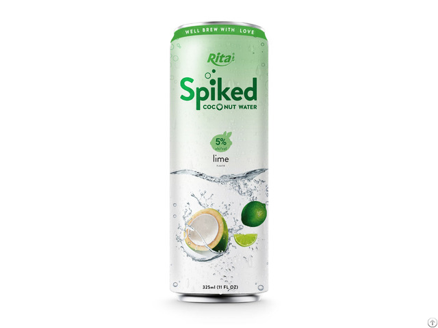 Trobest Spiked Coconut Water Lime 325ml Can Refreshing Drink