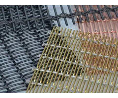 Decorative Wire Mesh Stainless Steel Aluminum Copper Brass In Architectural Designs