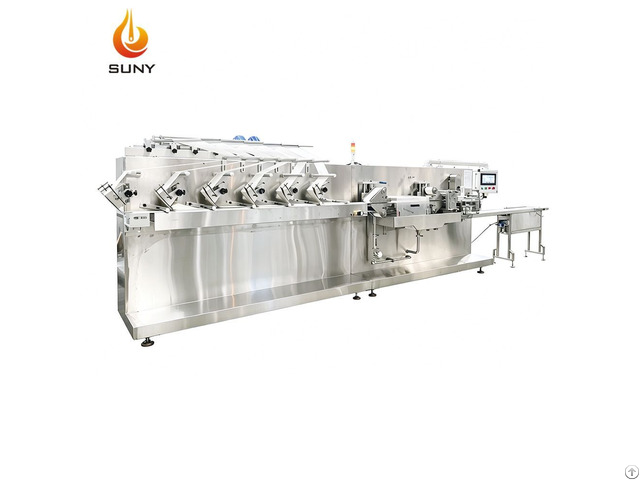 Semi Auto 6 Lanes Wet Wipes Machine