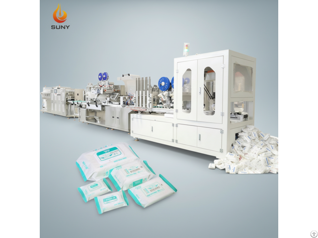 Full Auto 6 Lanes Wet Wipes Machine