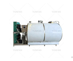 8000l Horizontal Milk Cooling Tank