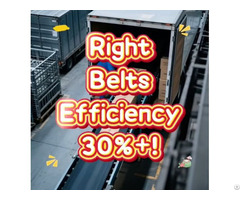 Truck Loading System Manufacturers Choose The Right Belts Efficiency 30%