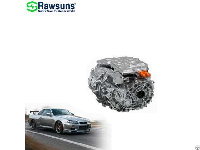 170kw Oil Cooled Pmsm Hairpin Motor Ev Powertrain 350v Electric Car Conversion Kit