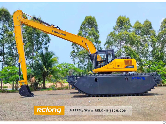 Relong Amphibious Excavator For Dredging And Wetland Construction