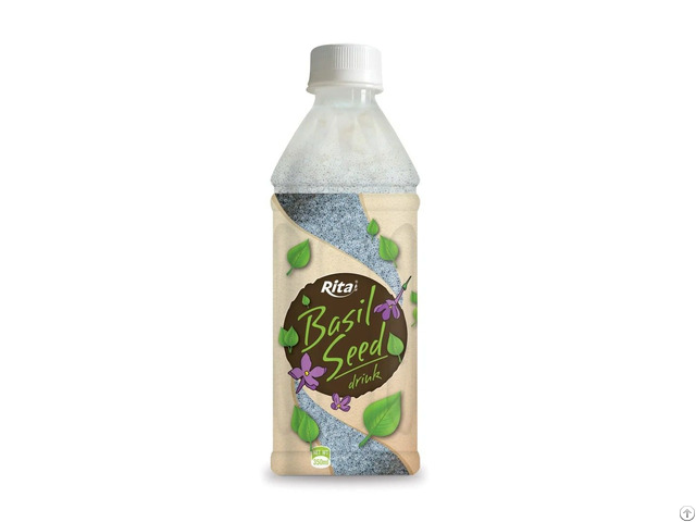 Pet Bottle Basil Seed Drink 350ml Wholesale Beverage