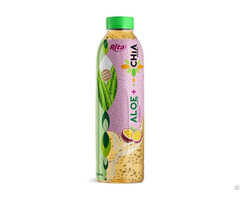 Rita Aloe Vera Drink With Chia Seed Passion Fruit Flavor Pet Bottle 16 9 Fl Oz Wholesale Beverage