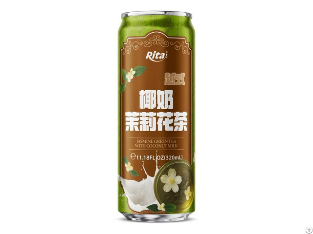 320ml Jasmine Green Tea With Coconut Milk 11 18 Fl Oz Oem Supply From Vietnam