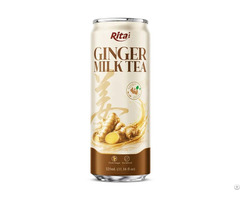 Rita Brand Premium Ginger Milk Tea Drink 325ml Can Wholesale Beverage