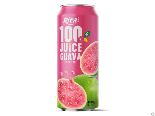 Rita 100% Nfc Guava Juice With Pulp 16 5 Fl Oz Cans Wholesale Beverage