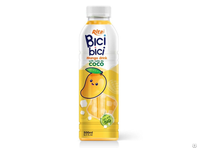 Pet Bottle Bici Mango Juice Drink With Nata De Coco 16 9 Fl Oz Wholesale Beverage