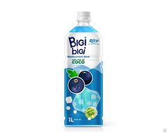 Pet Bottle Bigi Blackcurrant Drink With Nata De Coco 1l Wholesale Beverage