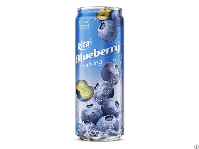 Rita Sparkling Blueberry 320ml Sleek Can Wholesale Beverage