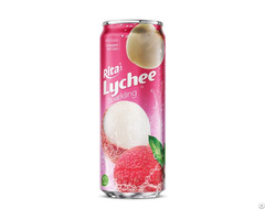 Rita Sparkling Lychee Drink 320ml Sleek Can Wholesale Beverage