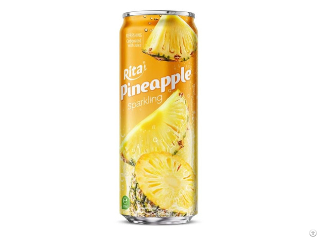Rita Sparkling Pineapple Drink 320ml Sleek Can Wholesale Beverage