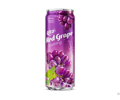 Rita Sparkling Red Grape Juice 320ml Sleek Can Wholesale Beverage