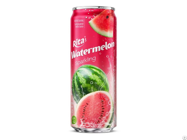 Rita Sparkling Watermelon Juice Drink 320ml Sleek Can Wholesale Beverage