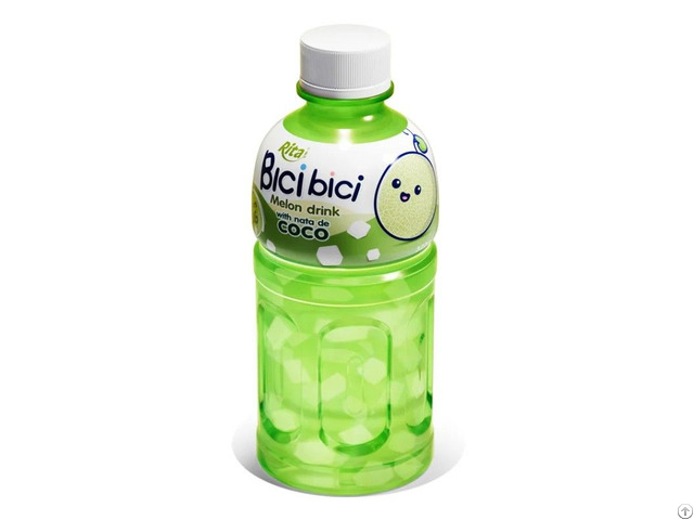 Bici Melon Fruit Drink With Nata De Coco 320ml Wholesale Beverage