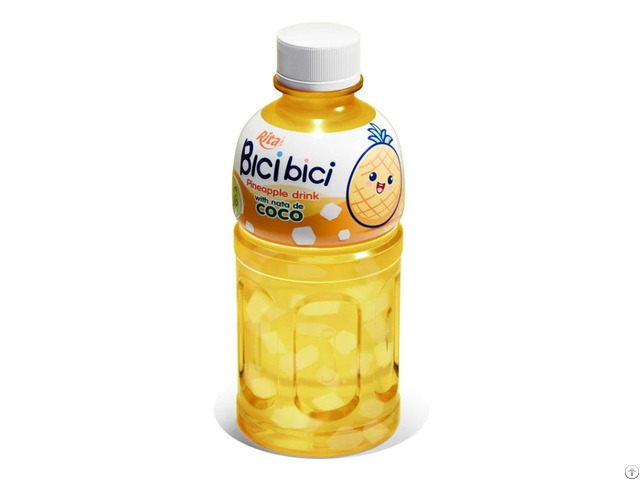 Bici Pineapple Drink With Nata De Coco 320ml Wholesale Beverage