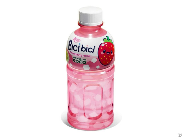 Bici Strawberry Drink With Nata De Coco 320ml Wholesale Beverage