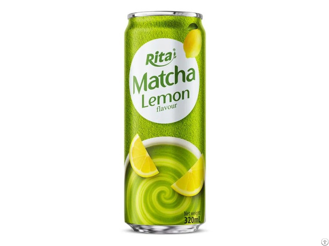 Cans Rita Matcha Tea Drink With Lemon Flavor 320ml Wholesale Beverage