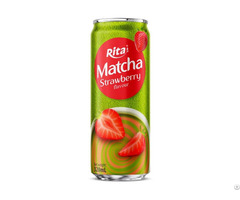 Cans Rita Matcha Tea Drink With Strawberry Flavor 320ml Wholesale Beverage