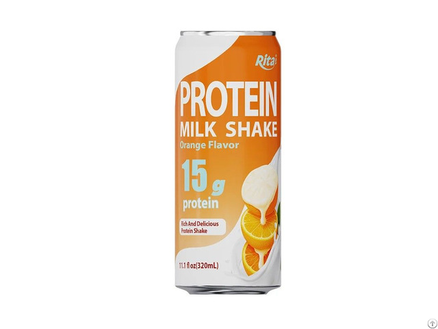 Cans Protein Milk Shake Orange Flavor 11 1 Fl Oz Wholesale Beverage