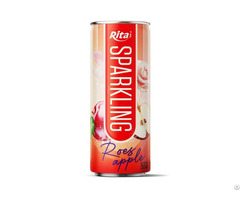 Sparkling Drink Fruit Apple And Roes 250ml Cans Wholesale Beverage
