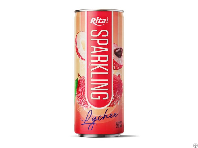 Sparkling Drink Fruit Lychee 250ml Cans Wholesale Beverage