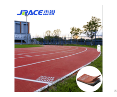 Jrace Prefabricated Tartan Running Track With Competition Grade Rubber Surface