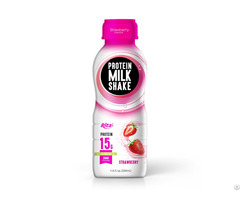Protein Milk Shake With Strawberry Flavor 330ml Pp Bottle